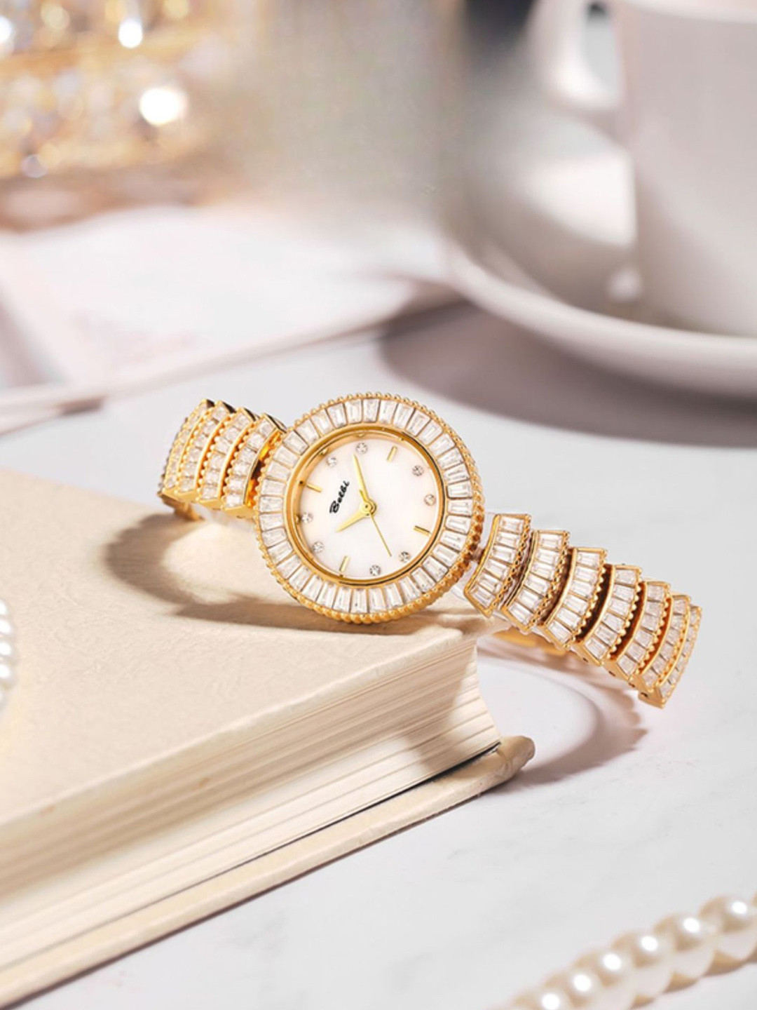 Belbi Women Embellished Dial Bracelet Style Analogue Watch BL29_755219614976