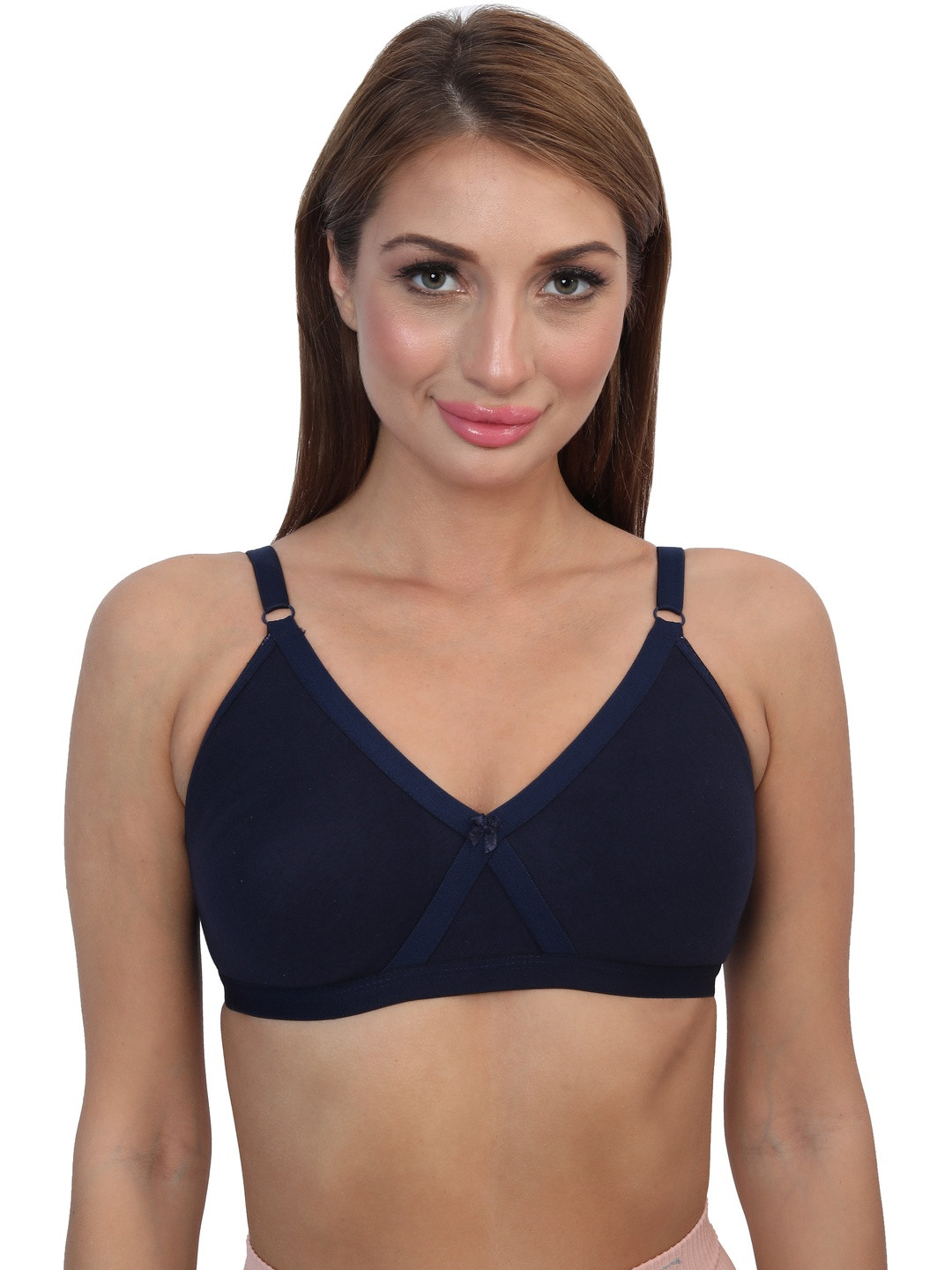 Glamoras Women Poly Cotton Non-Padded Full Coverage Bra