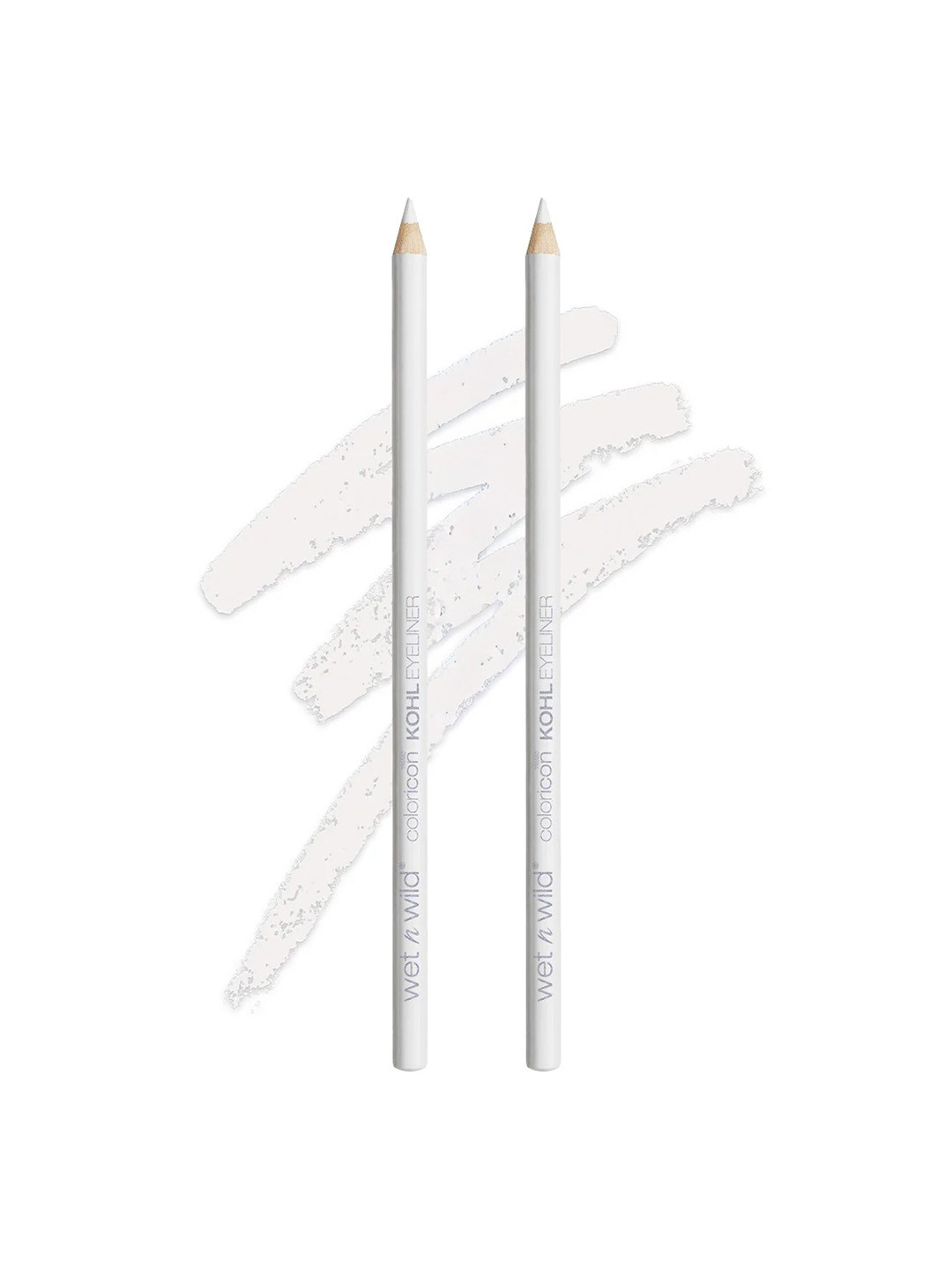 Wet n Wild Set of 2 Color Icon Kohl Liner Pencil - 1.4 g each - You're Always White