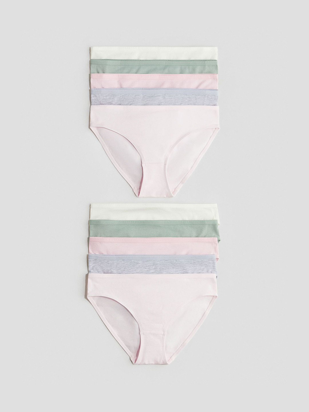 H&M Girls 10 Pack Cotton Briefs