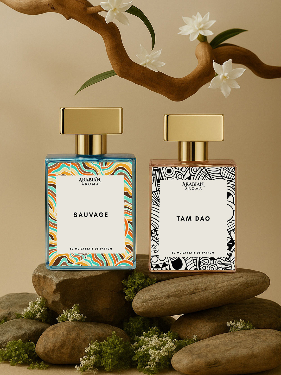 Arabian Aroma Men Set Of 2 Sauvage & Tam Dao Eau De Parfum - 50 ml Each