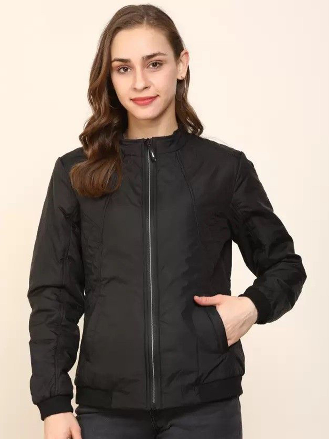 Mabish Stand Collar Water Resistant Padded Jacket