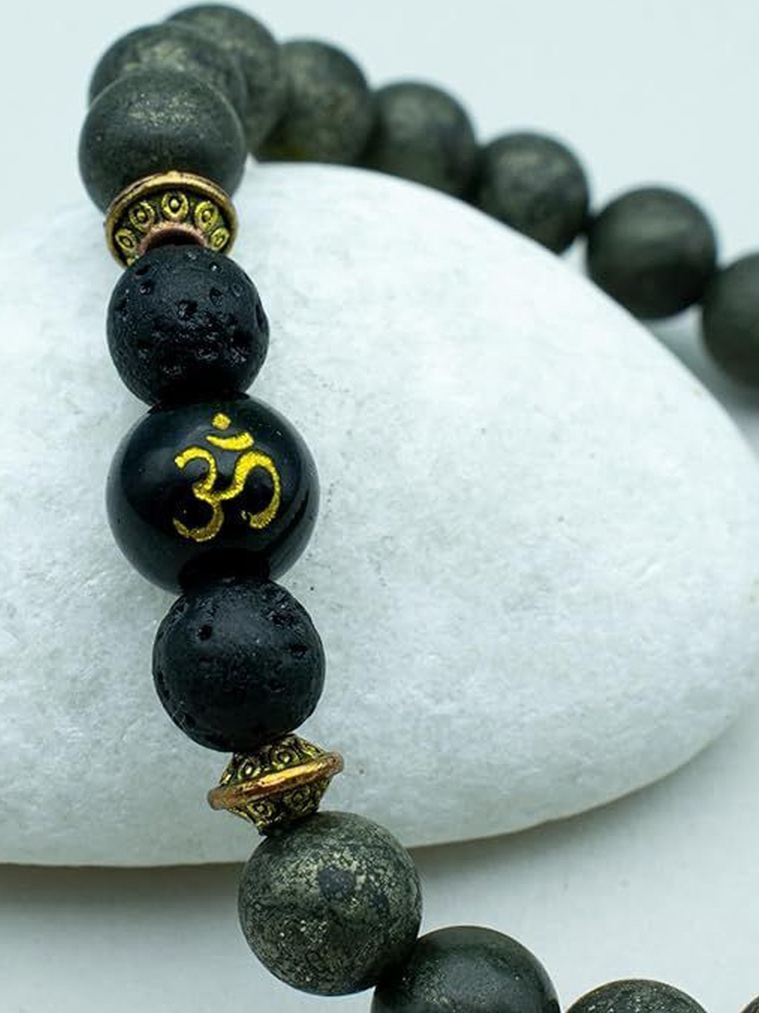 gem vastu Unisex Crystals Beaded Elasticated Bracelet