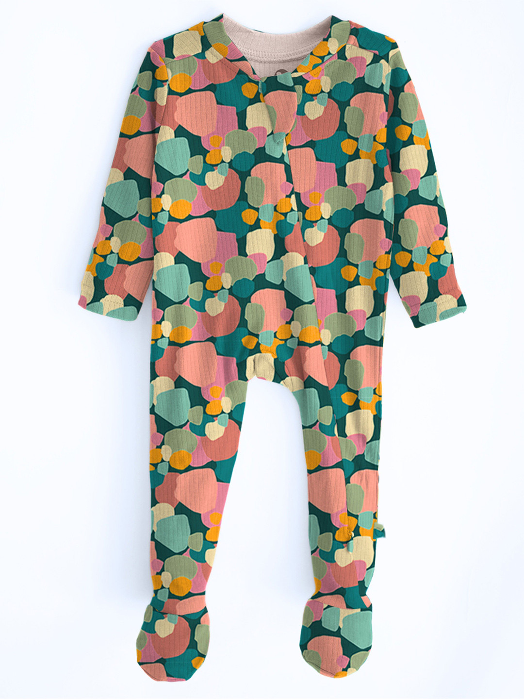 cocoon care Inafants Printed Bamboo Cotton Footed Sleepsuit For Babies