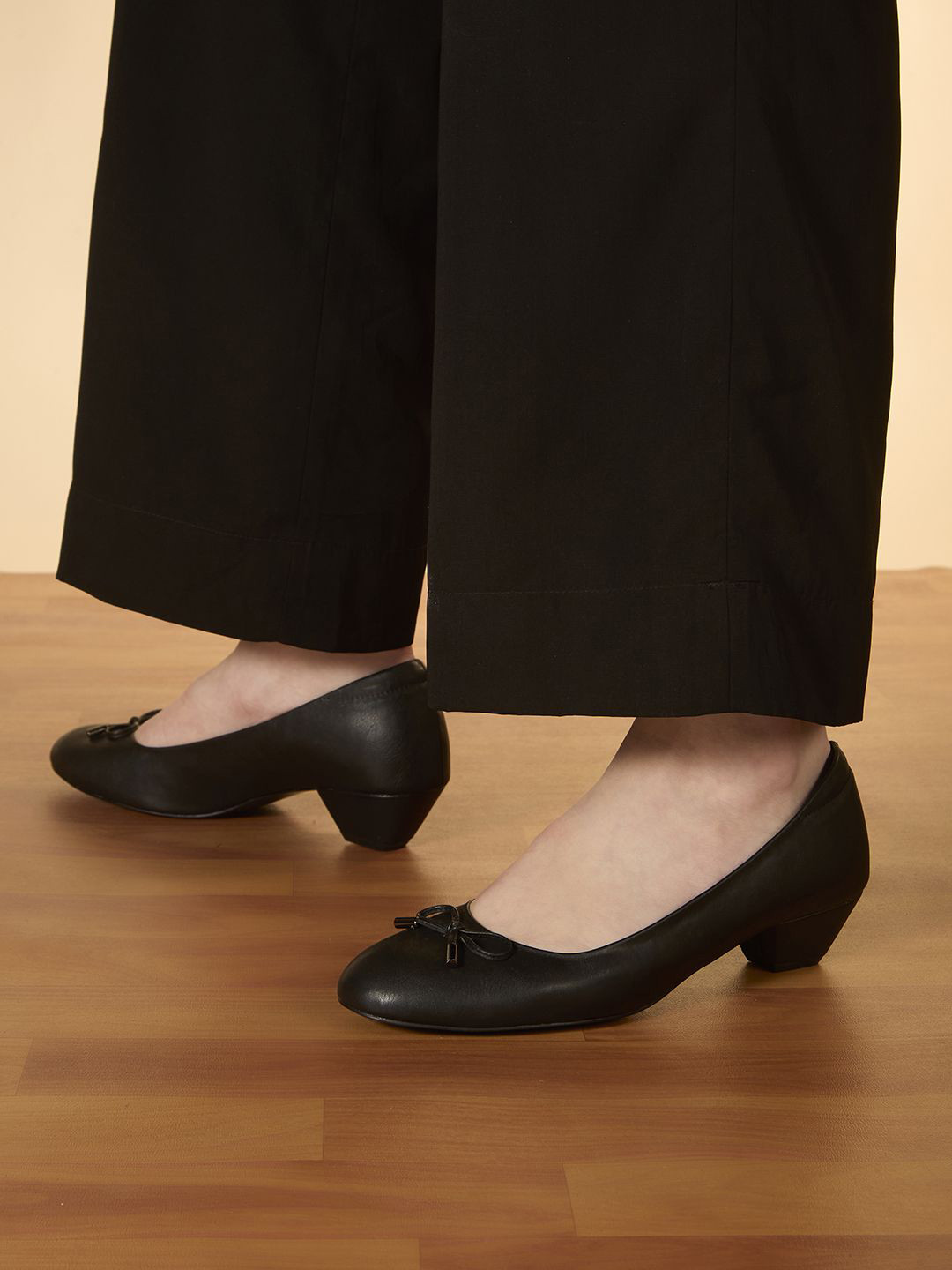 Inc 5 Block Casual Solid Pointed Toe Heel Pump