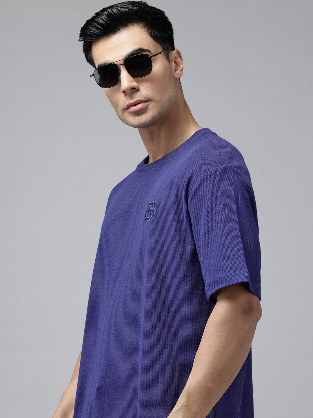 Blackberrys Hypa fresh Antibacterial Quick Dry Drop-Shoulder Sleeves T-shirt