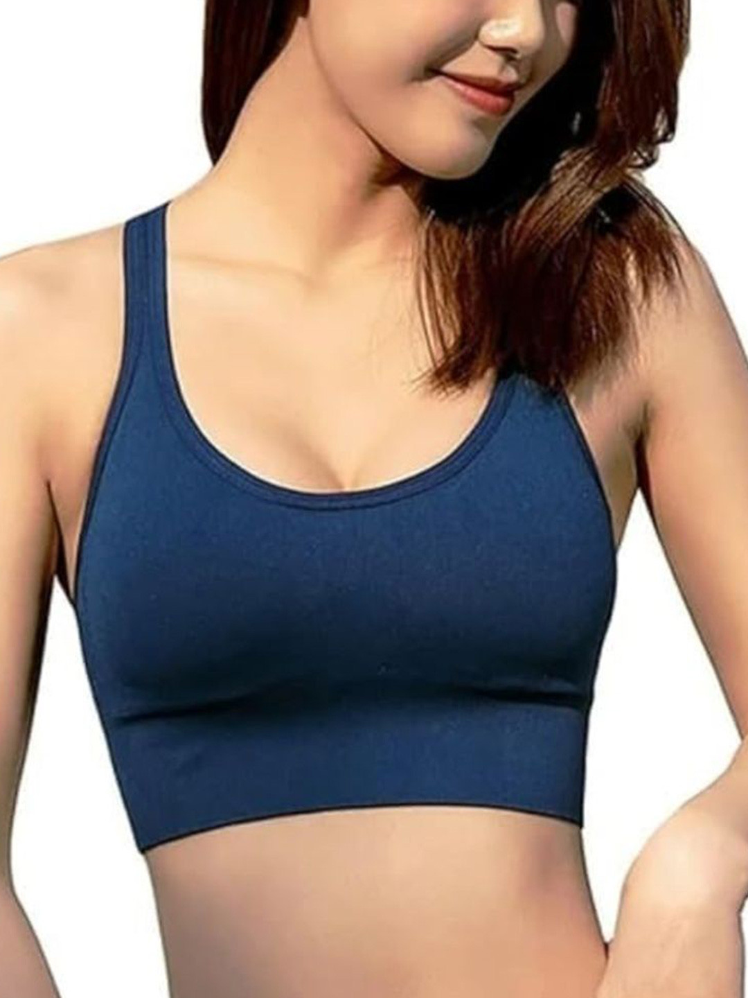 GEONIX Full Coverage Lightly Padded Cotton Workout Gym Bra