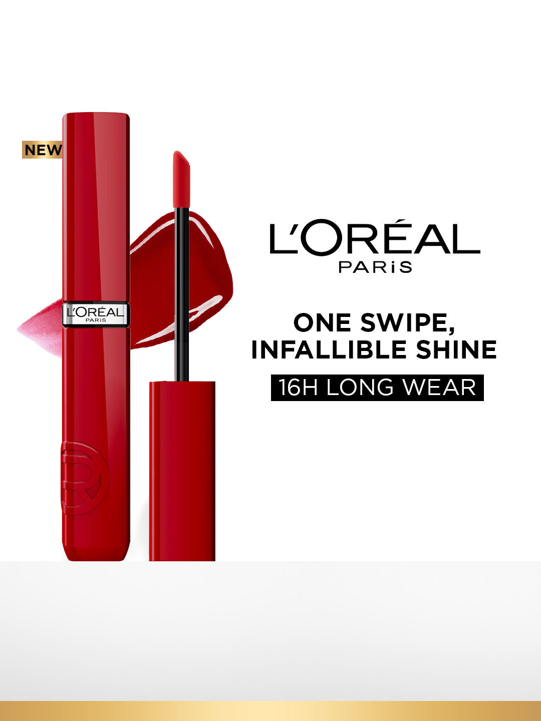 LOreal Paris Infallible Laque Resistance Longwear Liquid Lipstick 4ml - Le Rouge Paris 420