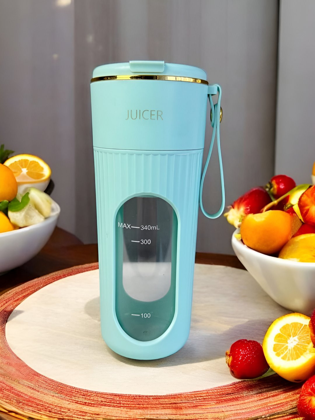 Folkstorys Blue Blender Juicer Mixer Grinder