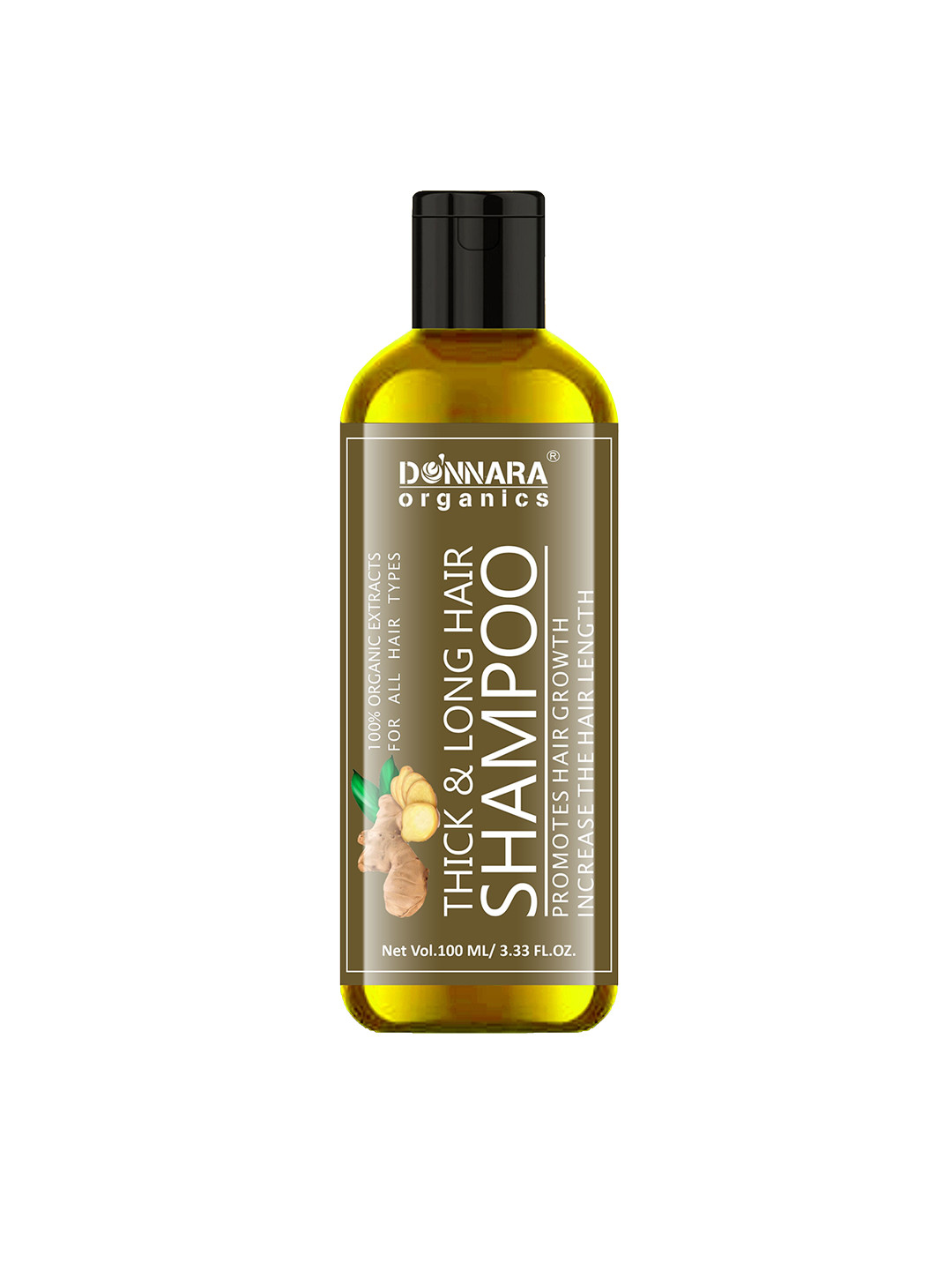 Donnara Organics Thick & Long Hair Shampoo - 100 ml