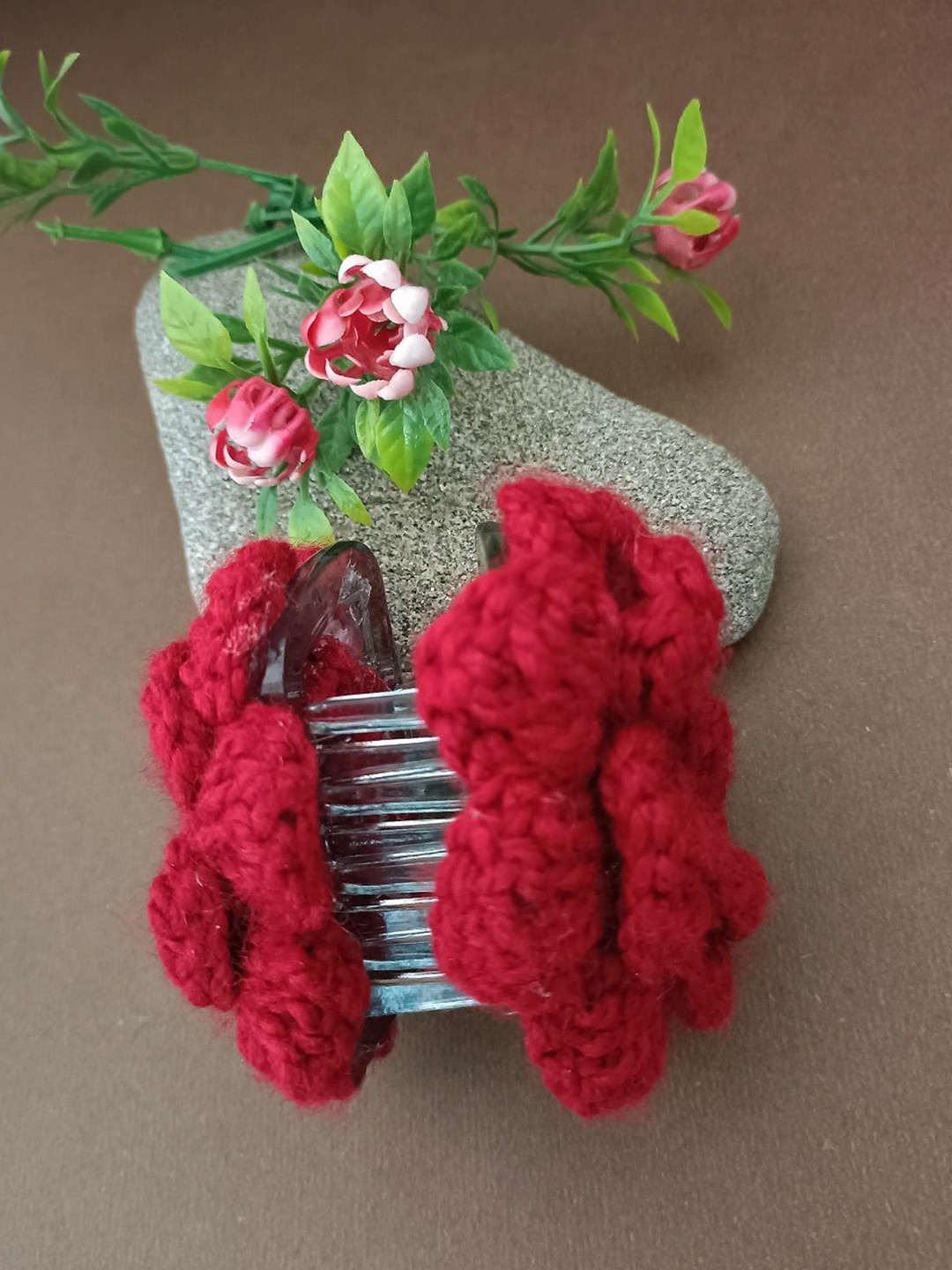 Sanjog Women Crochet Claw Clip