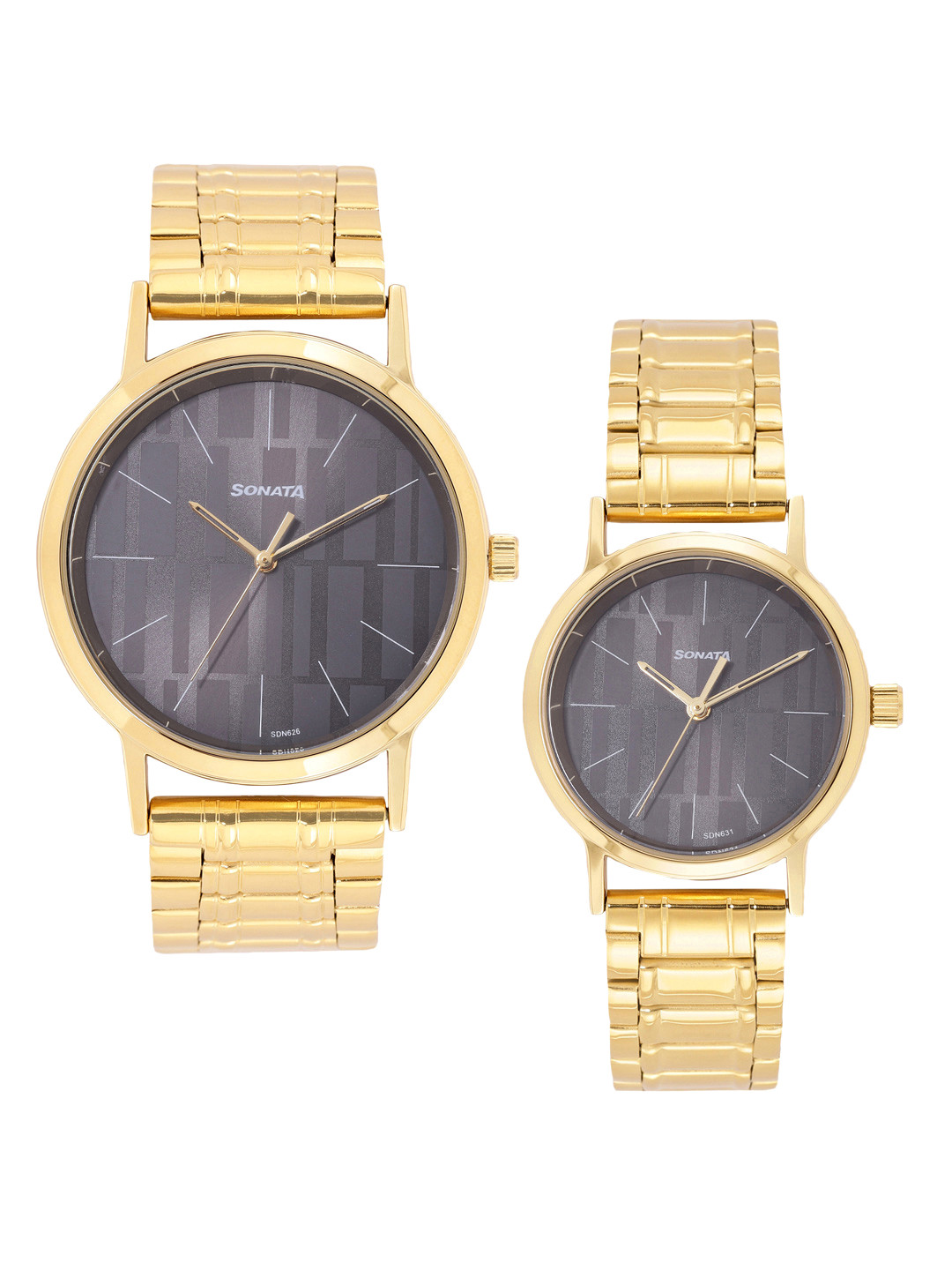Sonata Unisex Bracelet Style Straps Analogue Watch NT7712787046YM01