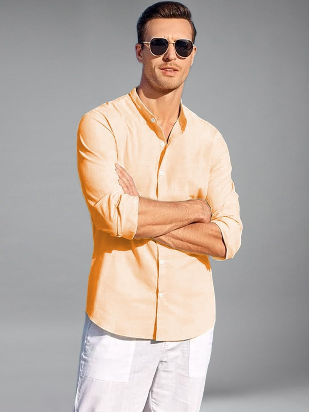 univibe Smart Slim Fit Casual Shirt