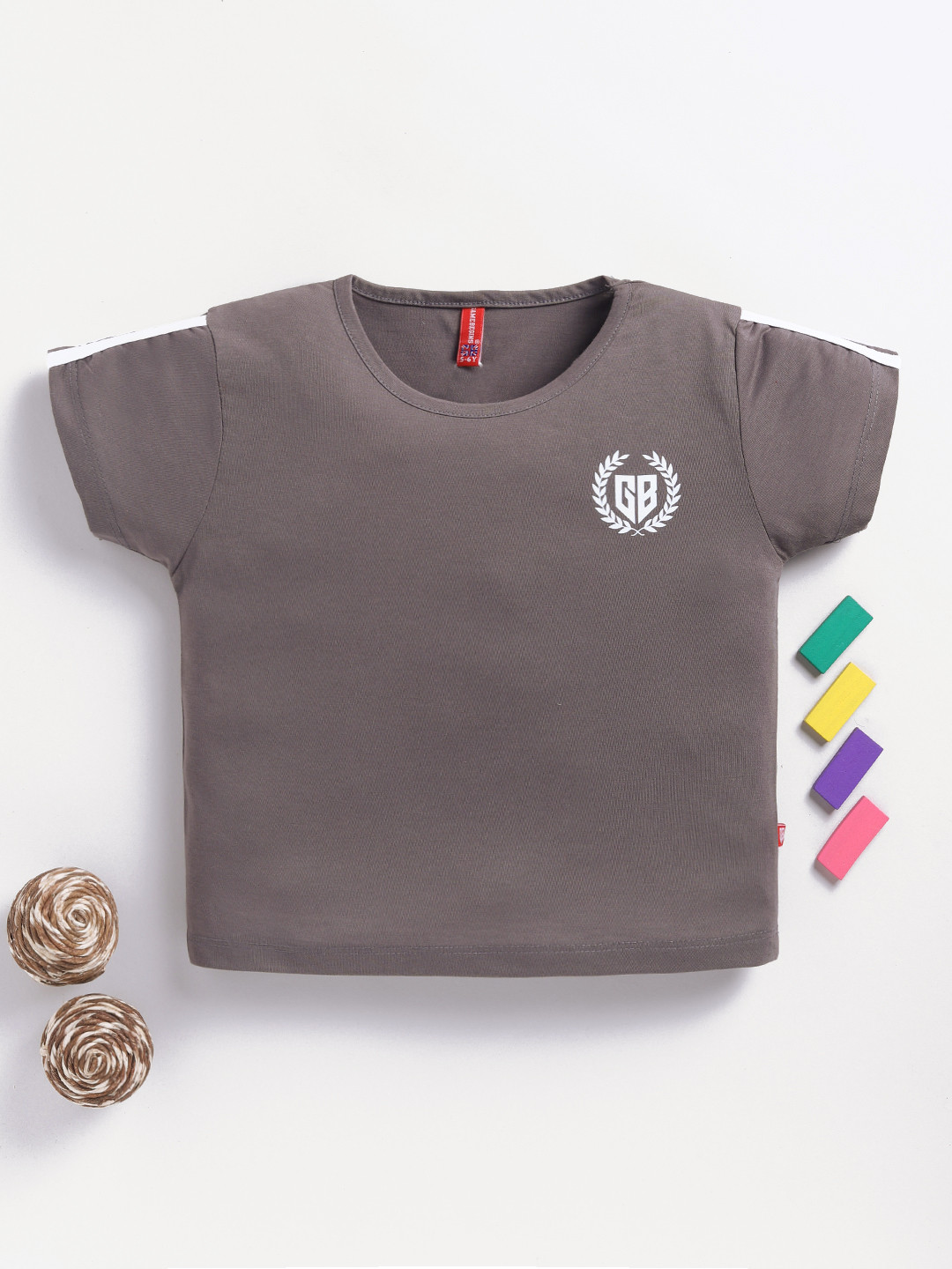 Here&Now X Game Begins Girls Brand Logo T-shirt
