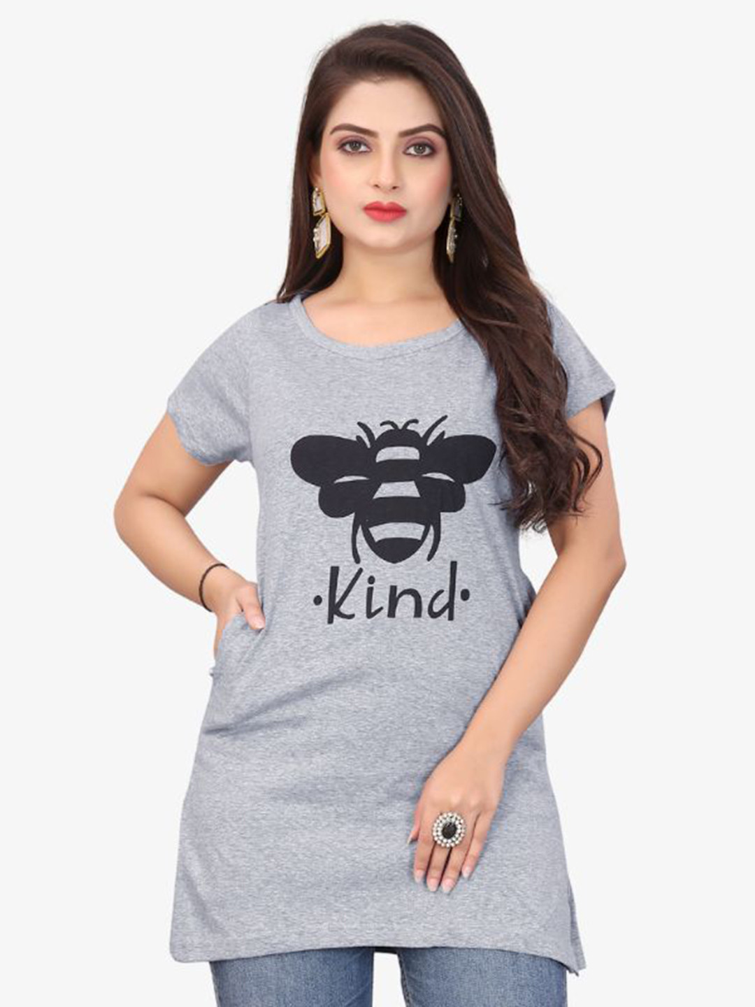 Dorell Typography Printed Round Neck Cotton T-shirt