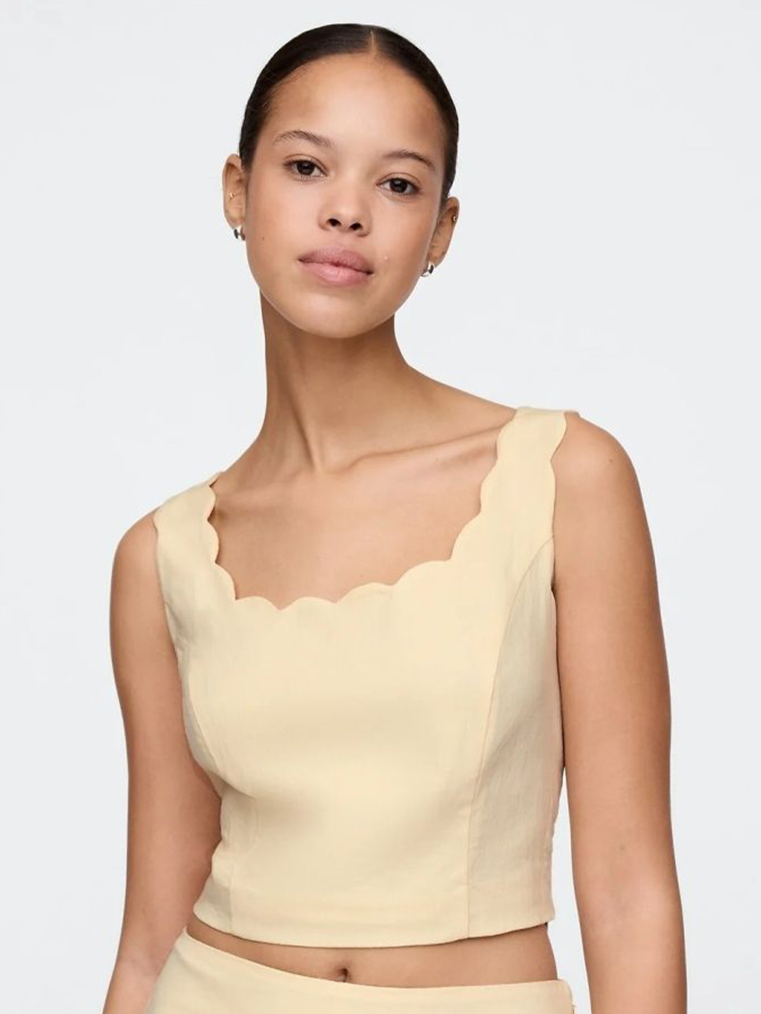 GAP Women Gathered or Pleated Crop Tops