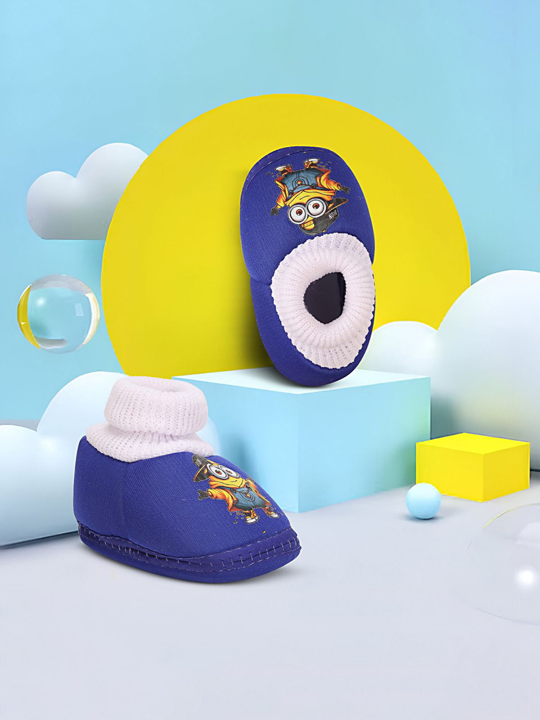 HAWKR Kids Cotton Minions Booties