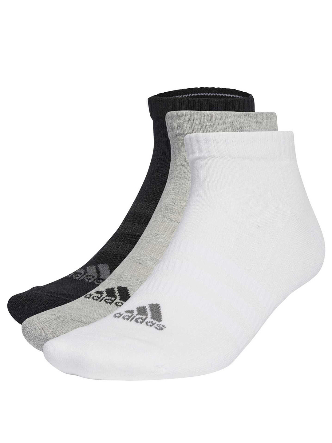 ADIDAS Pack Of 3 Cushioned Ankle Length Low-Cut Socks