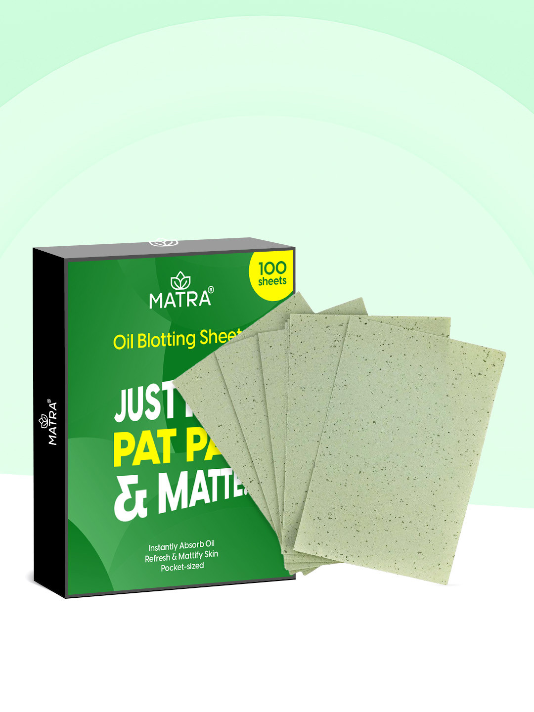 MATRA Oil Absorbing Paper Oil Control Blotting Sheets - 100 Pcs