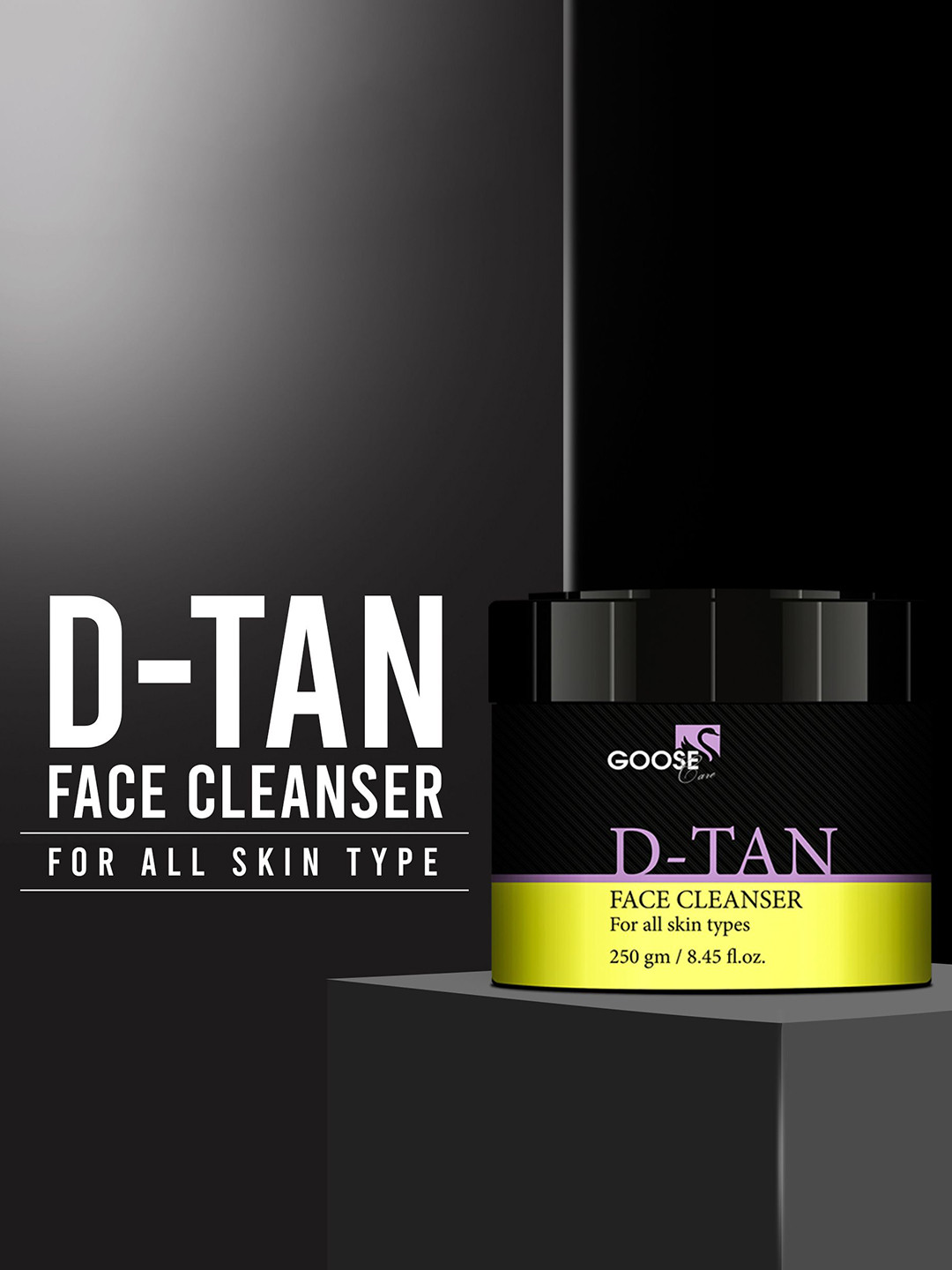 goose care De-Tan Cleanser With Glycolic Acid - 250 g