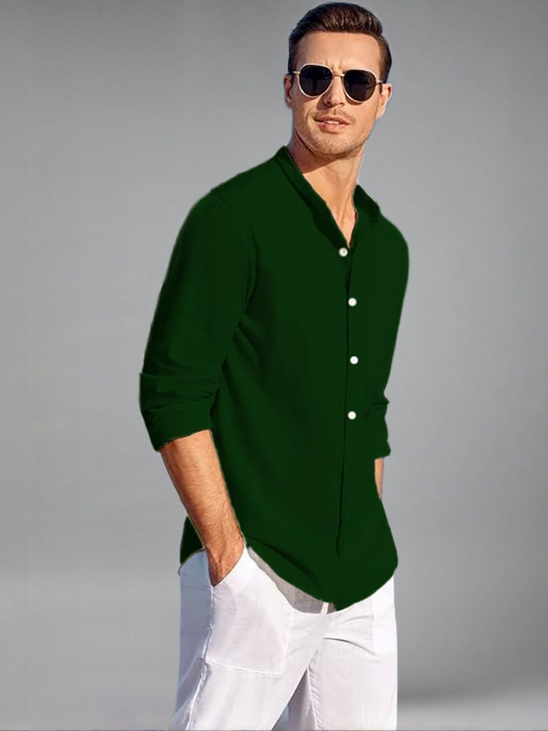 univibe Smart Slim Fit Casual Shirt