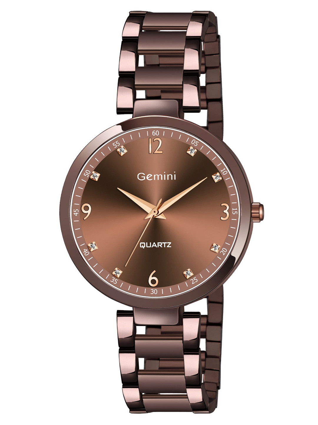 GEMINI Women Dial & Stainless Steel Bracelet Style Straps Analogue Watch JMD 2480QM01