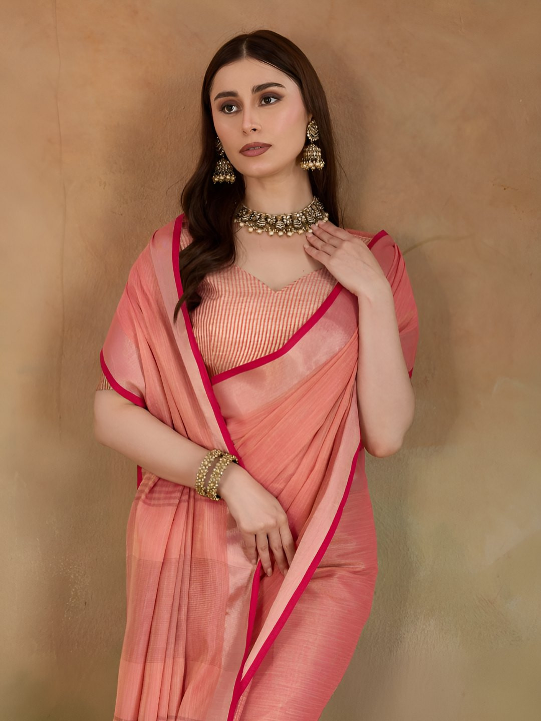 VASTRA-THE FACTORY STORE Tissue Zari Saree