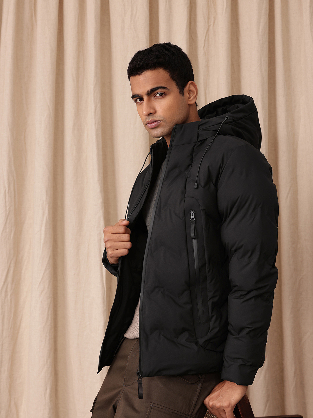 Mr Bowerbird Puffer Jacket with Detachable Hood