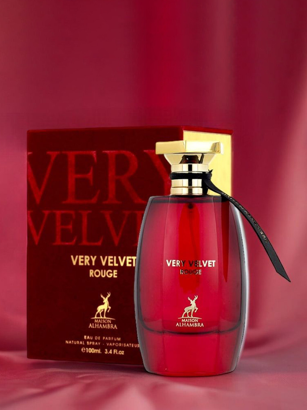 MAISON ALHAMBRA Women Very Velvet Rouge Long Lasting Eau De Parfum - 100 ml