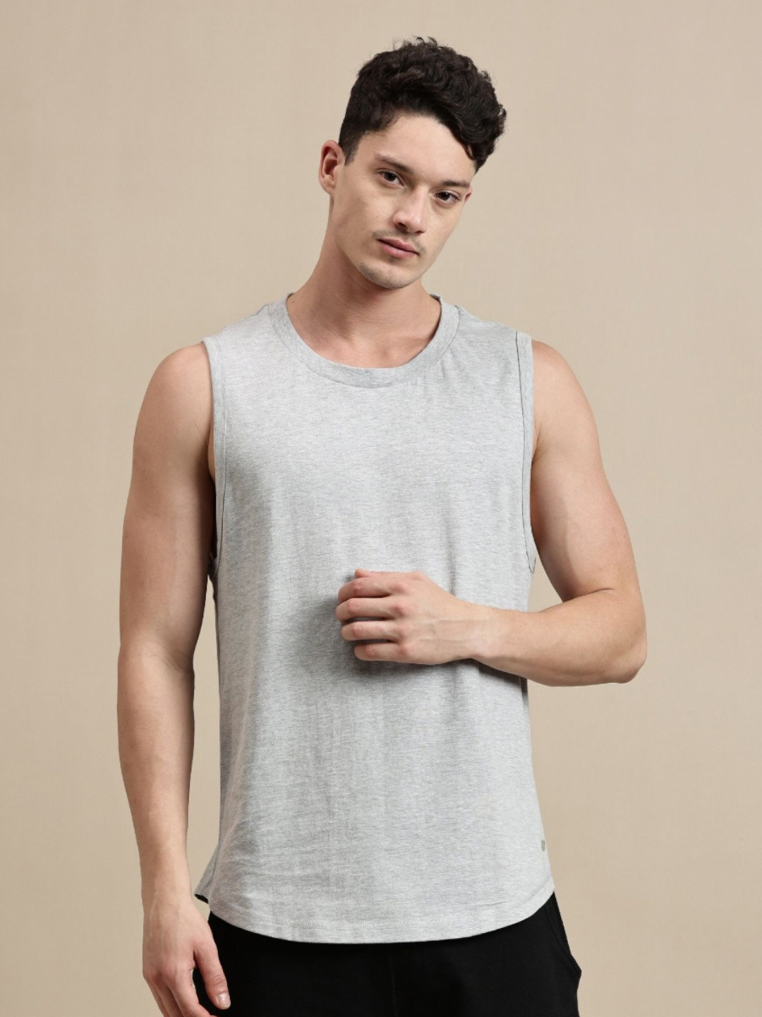 Ecolore Round Neck Slim Fit Cotton T-shirt