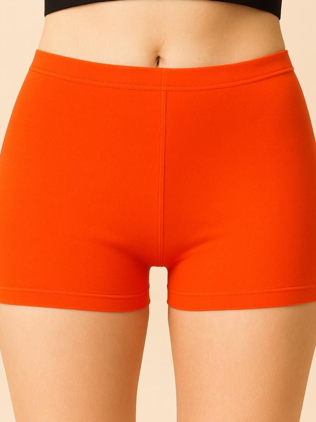 Apraa & Parma Women Pack of 2 Mid-rise High Coverage Cotton Stretch Boy Boy Shorts