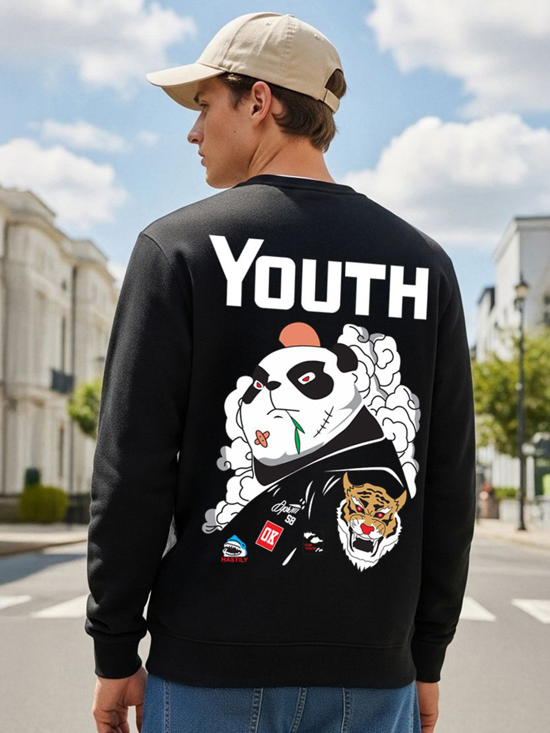 MaverIQ Men Kung Fu Panda Printed Sweatshirt