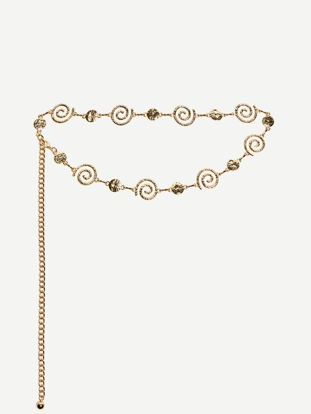 Bershka Women Spiral Chain Belt