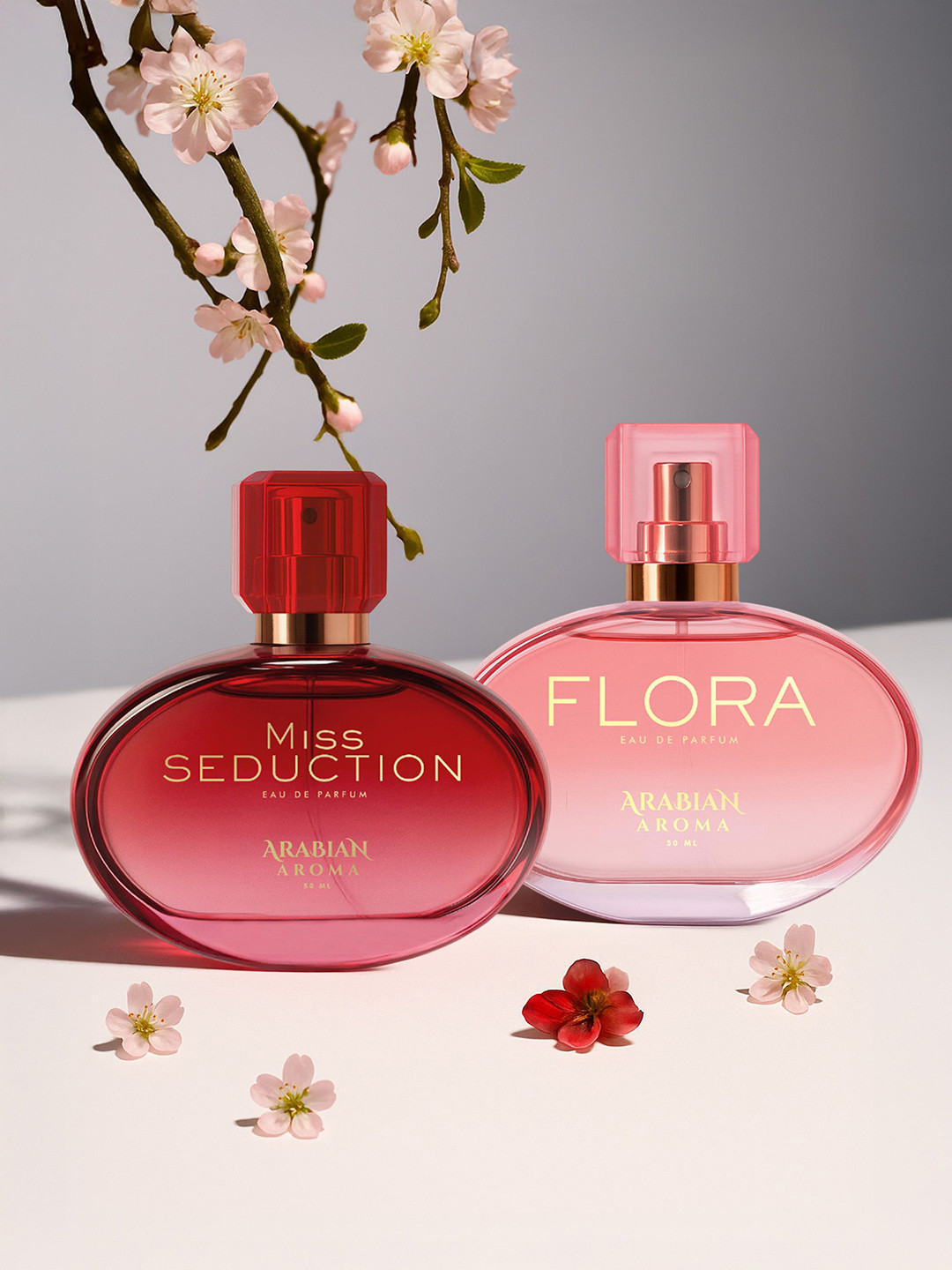 Arabian Aroma Women Set Of 2 Flora & Miss Seduction Eau De Parfum - 50 ml Each