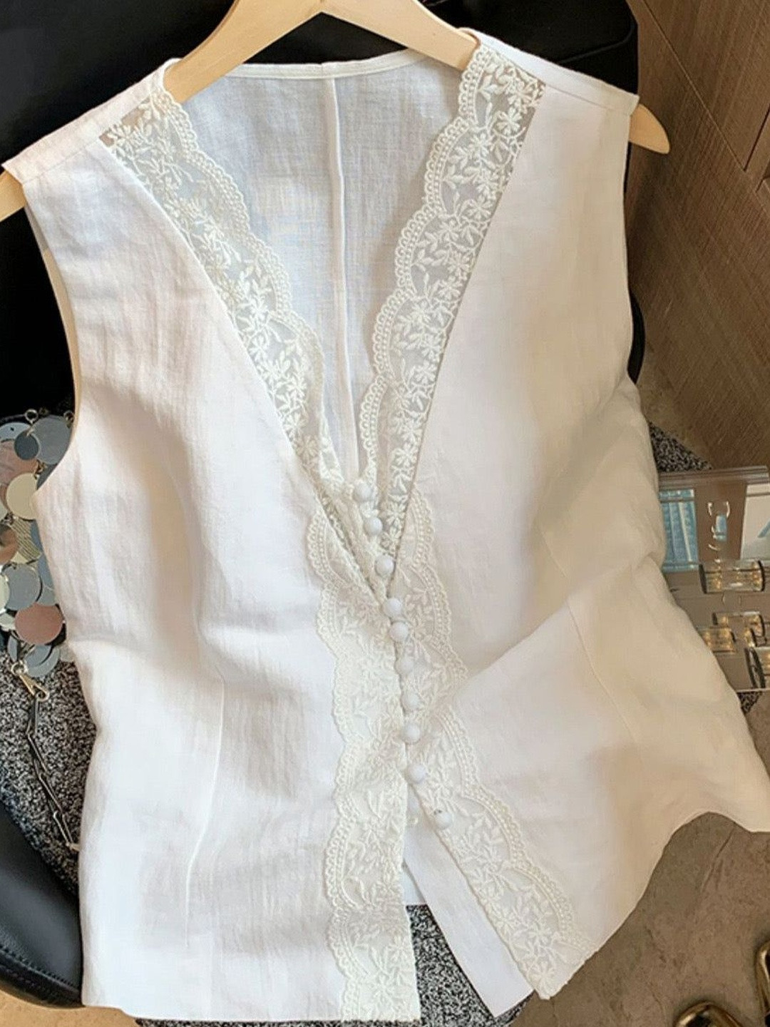 Miss Mosa By Akanksha Rayna Solid Vest Summer Top