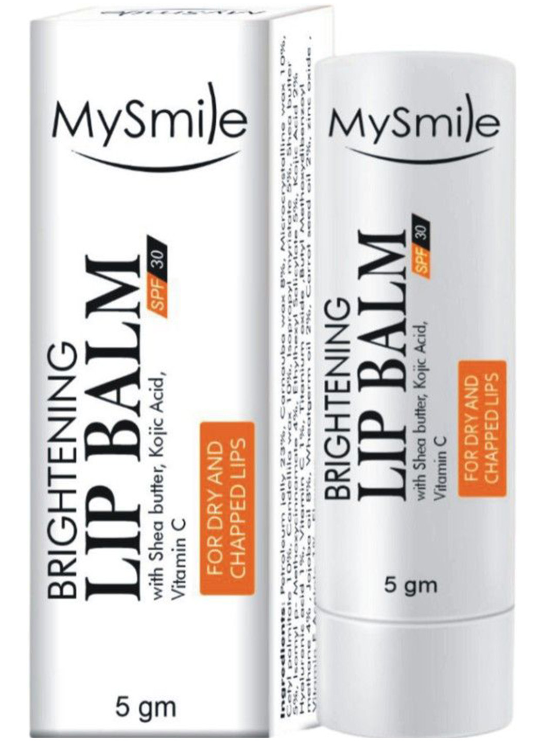 MySmile Brightening Lip Balm With Shea Butter - 5 g