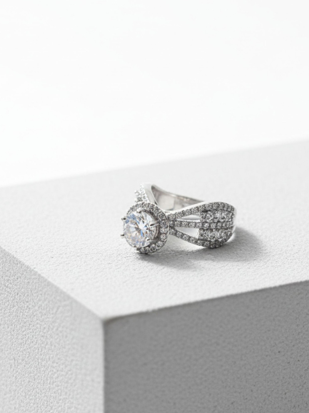 Shringaar By Neha Silver Finger Ring