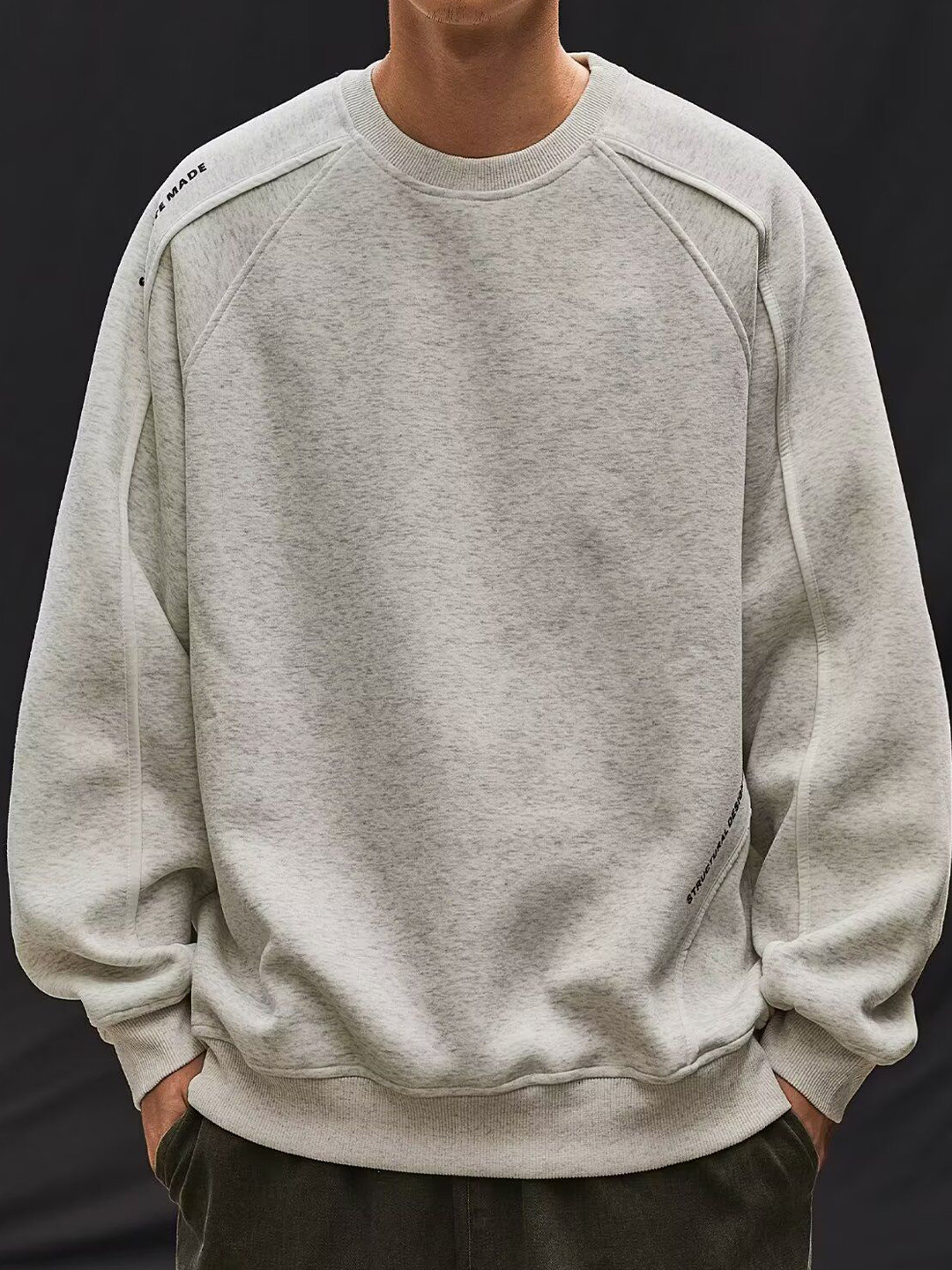 StyleCast x Revolte Men Oversized Full Sleeve Sweatshirt
