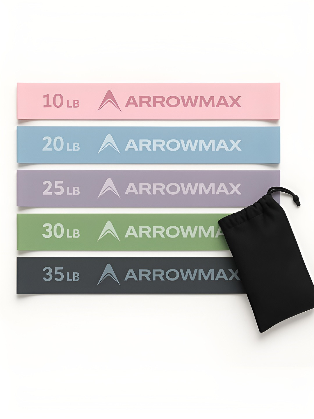 Arrowmax Loop Exercise Resistance Bands for Home Workout Yoga Pilates Training Band