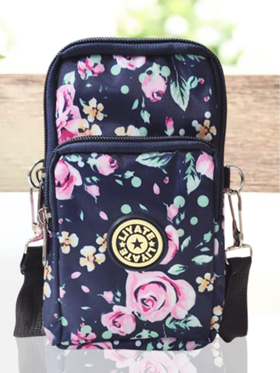 Carry Trip Floral Printed Structured Sling Bag