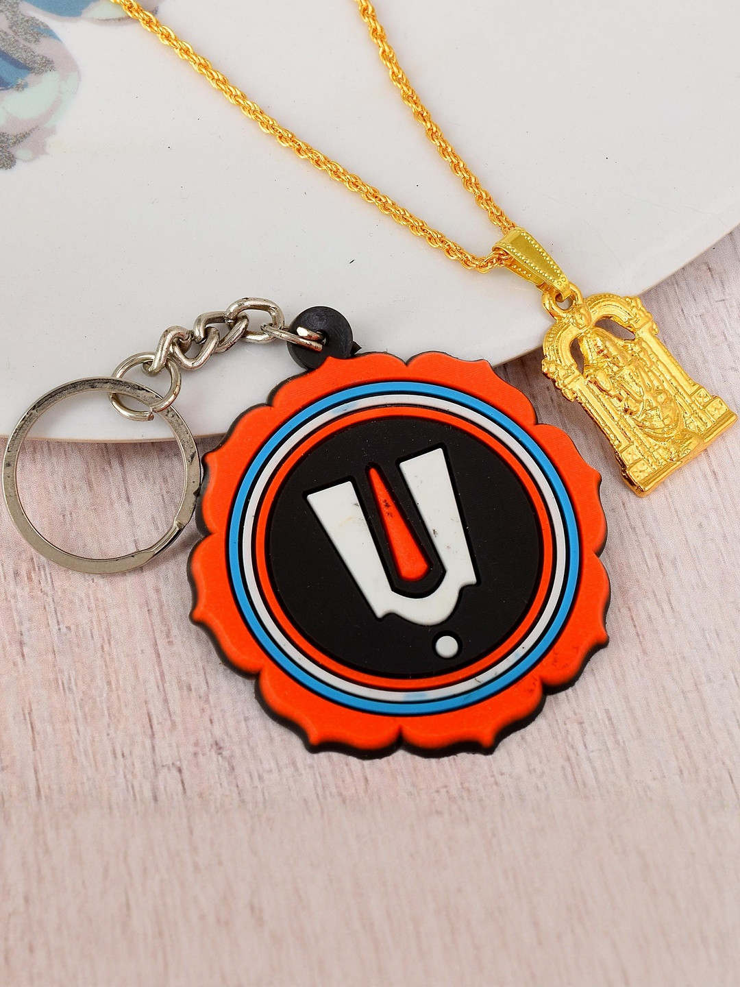 Missmister Unisex Gold-Plated Quirky Chains & Keychains