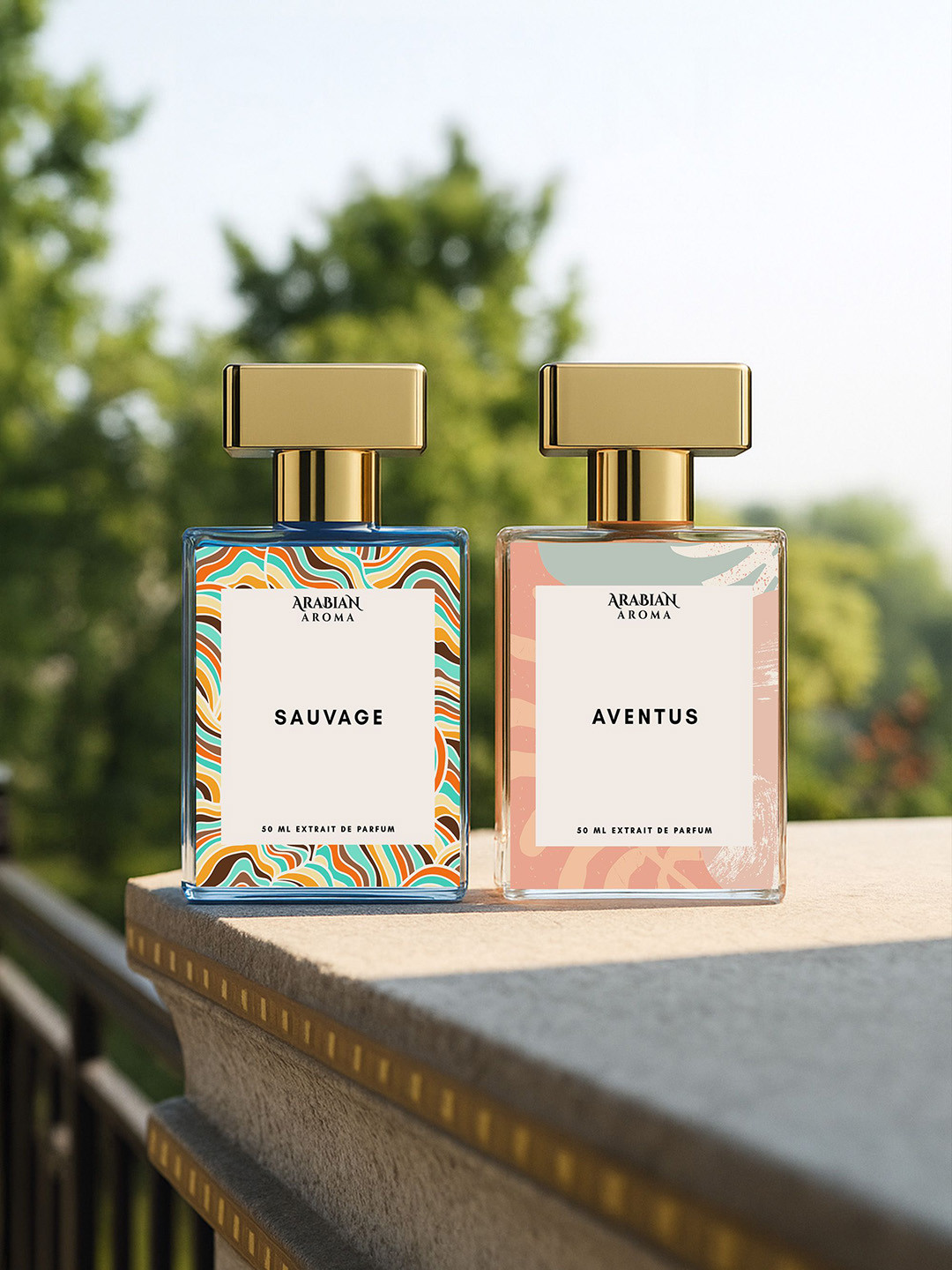 Arabian Aroma Men Set Of 2 Sauvage & Aventus Eau De Parfum - 50 ml Each