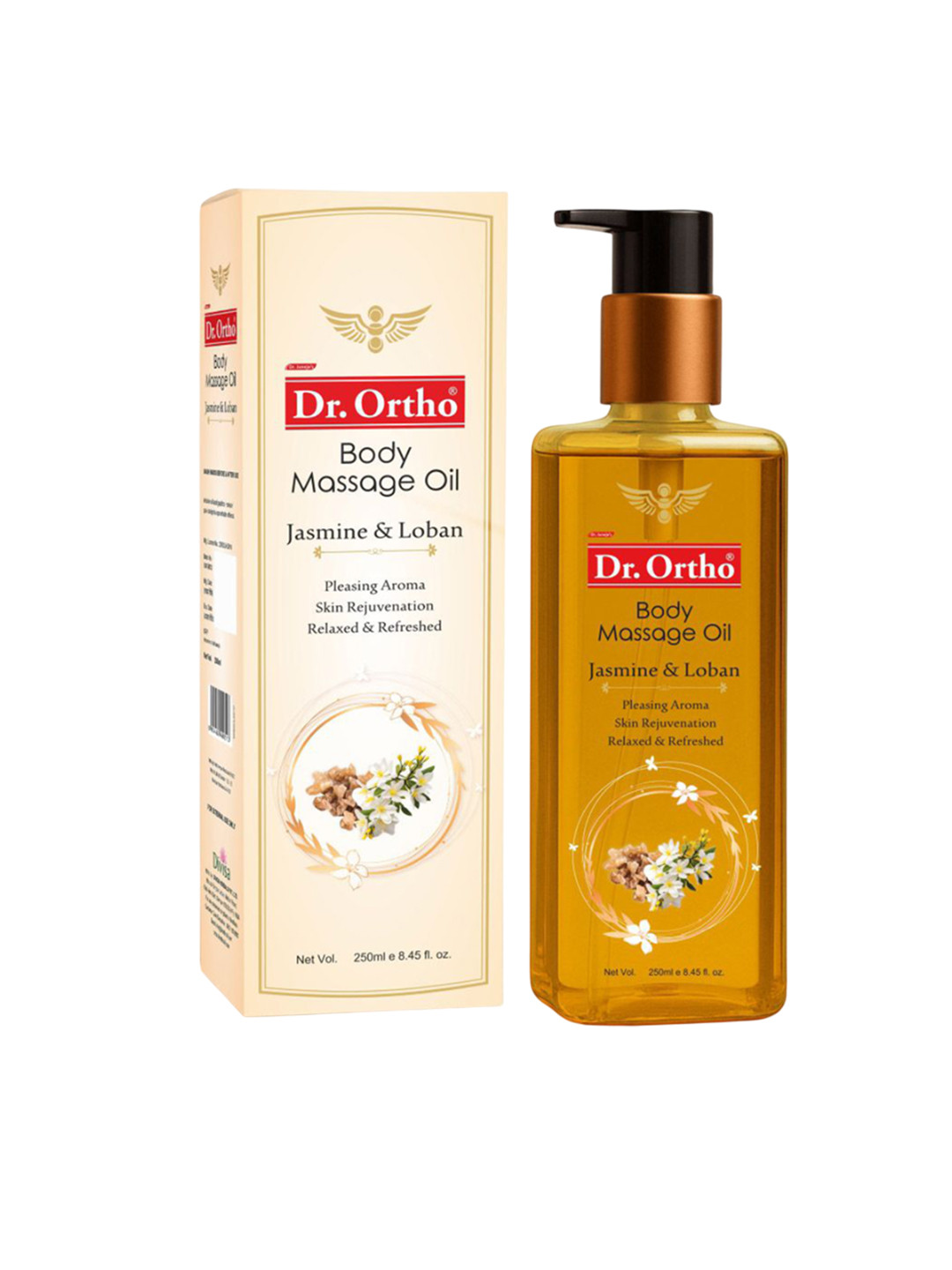 DR.ORTHO Jasmine & Loban Body Massage Oil - 250 ml