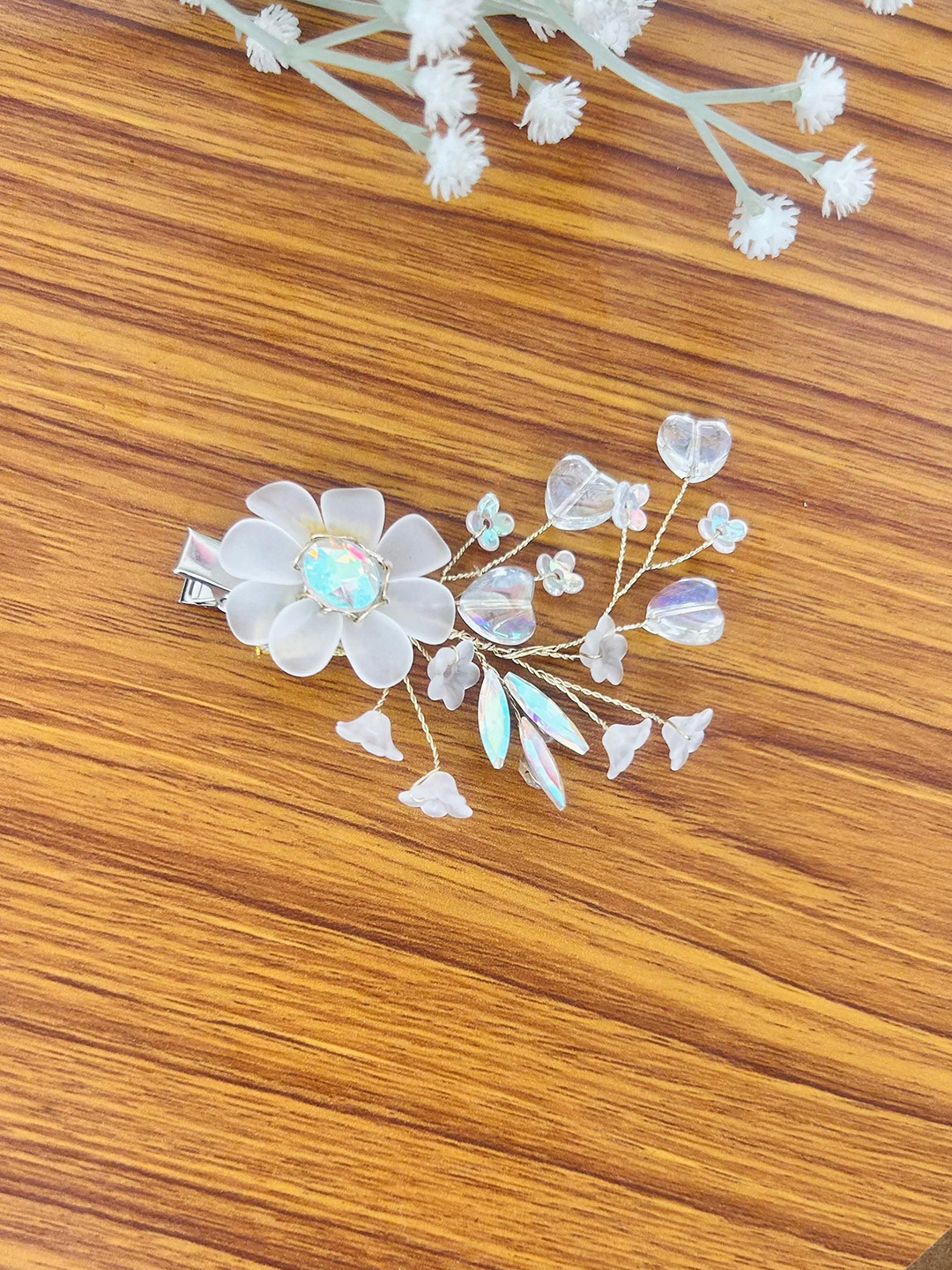 Radhya Accessories Women Embellished Flower Hair Clip