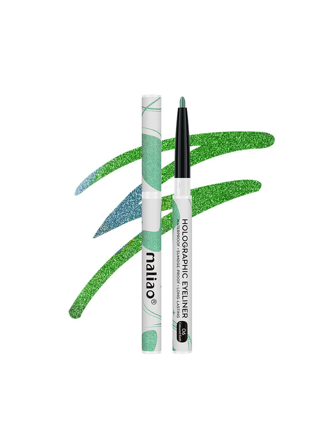Maliao Holographic Waterproof Eyeliner With Multichrome Effect - 0.4 g -  Coloured Earth