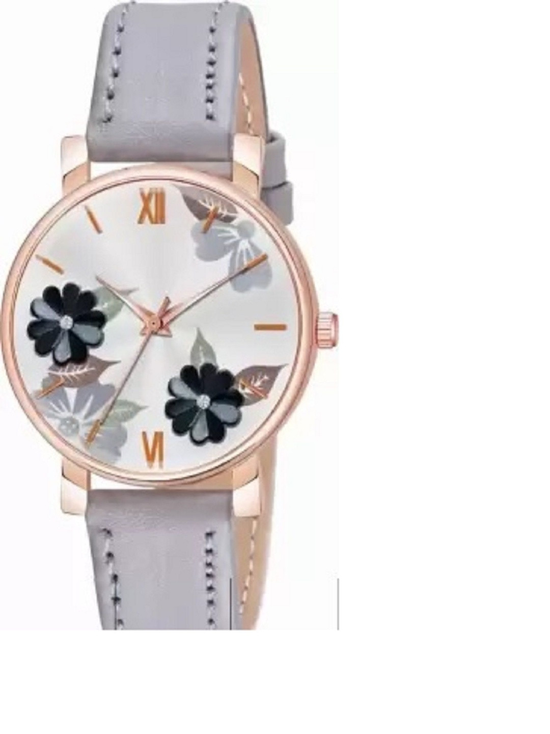 LAKSH Unisex Dial & Leather Straps Analogue Watch