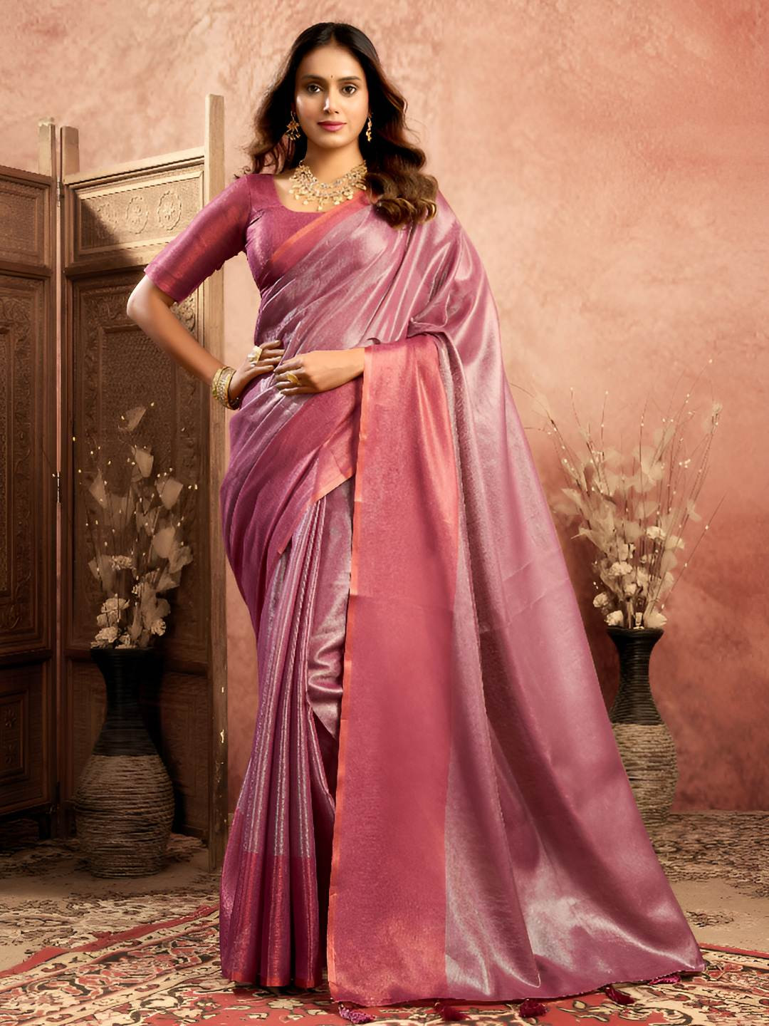 VASTRA-THE FACTORY STORE Tissue Saree