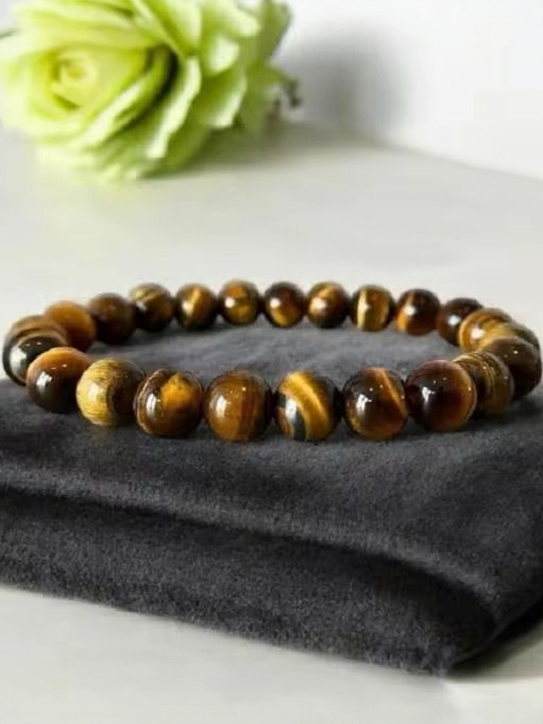 gem vastu Unisex Crystals Studded Elasticated Bracelet