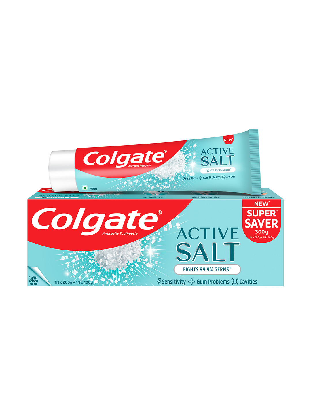 Colgate Active Salt Anticavity Toothpaste For Healthy Teeth & Gums - 300g