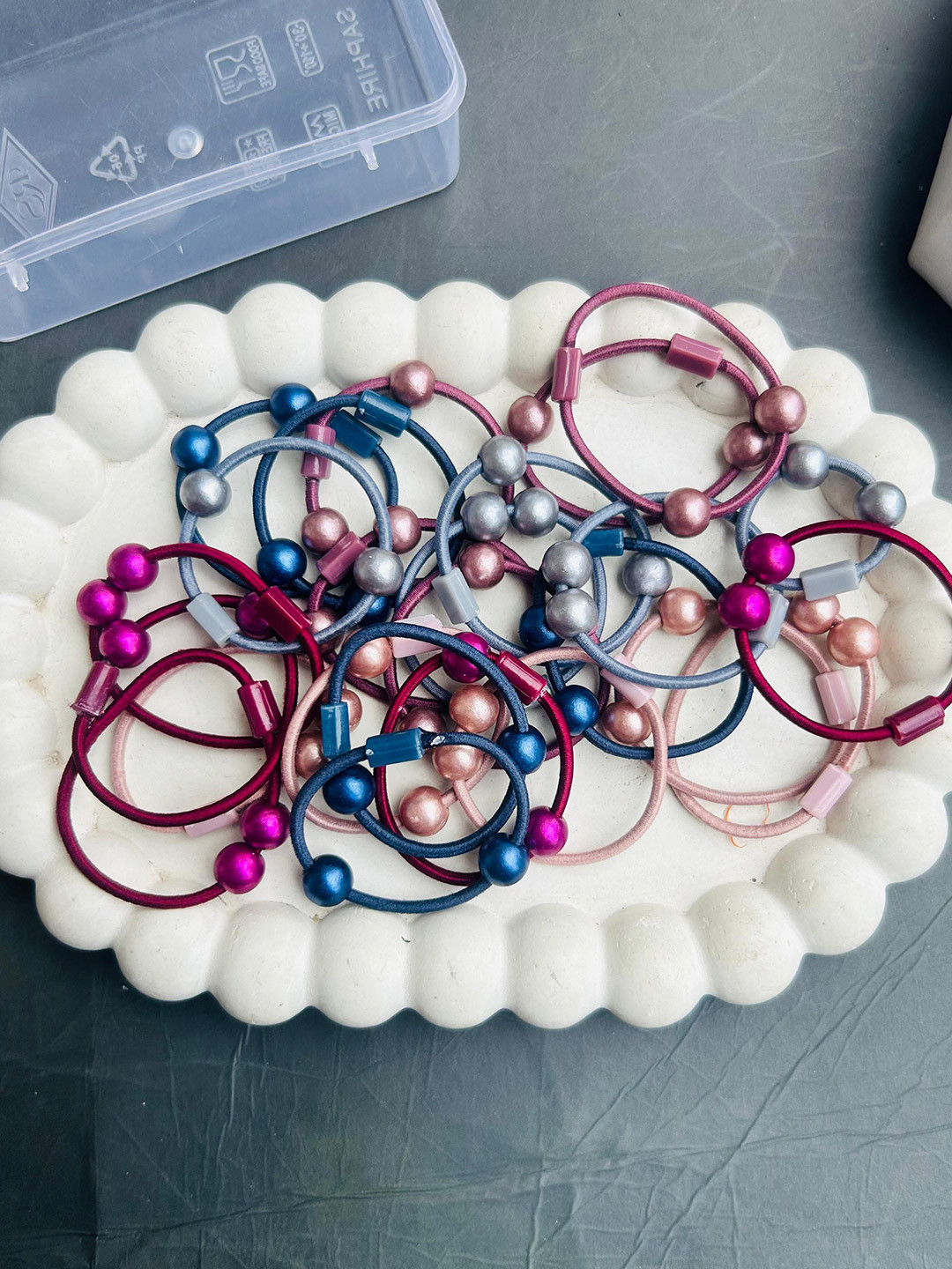 Radhya Accessories Women Set of 30 Color Pop Hairties